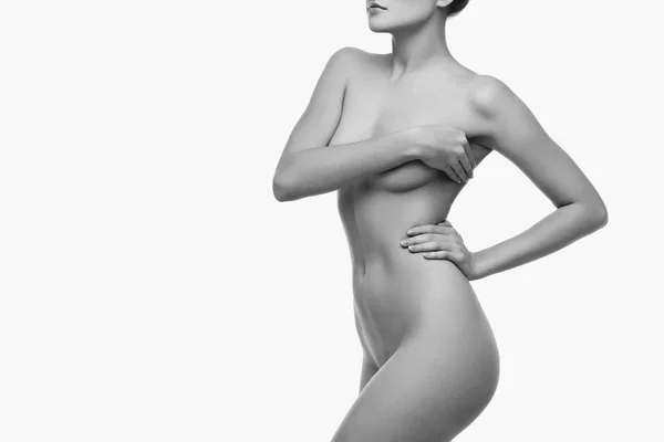 Krásná nahá žena tělo — Stock fotografie