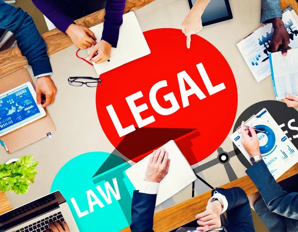 Legal Law Rules Concept — Stock Photo, Image