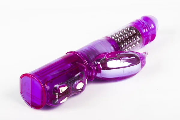 Фиолетовый розовый вибратор — стоковое фото